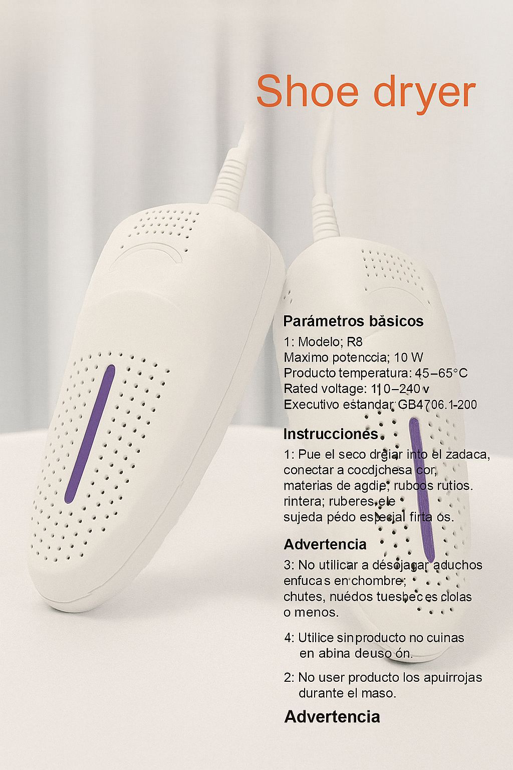 SECADOR ELECTRICO DE ZAPATOS